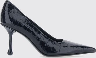 Jimmy Choo London D&eacute;collet&eacute; Ixia 80 in pelle verniciata con stampa coccodrillo