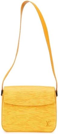 Louis Vuitton Pre-owned Shoulder Bags, female, Yellow, Size: ONE SIZE Pre-owned Leather louis-vuitton-bags