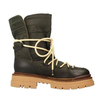 Yellow Stijlvolle Veterschoenen - Dames - Schoenen - Groen - Maat: 38 EU