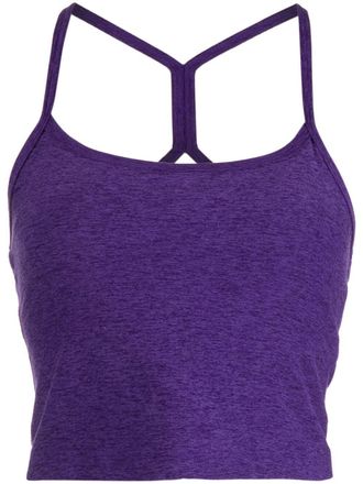 Beyond Yoga Lost Your Mind cropped top - women - Spandex/Elastane/Polyester - M - Purple