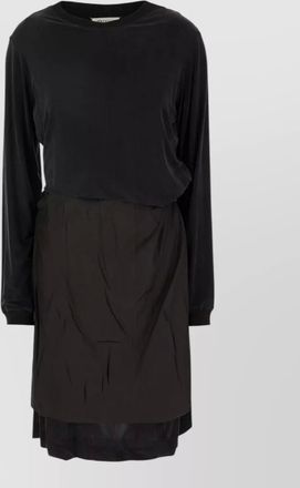 Maison Margiela stretch cupro midi dress