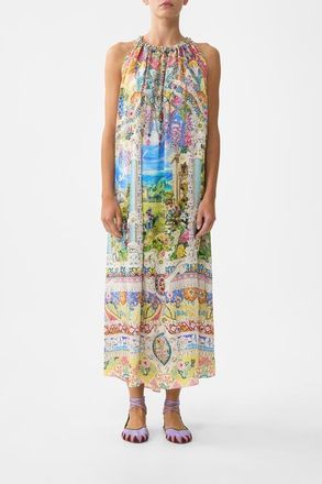 Camilla Drawstring Dress in Nav&agrave;s Nouveau at Nordstrom, Size One Size Au