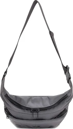 Yohji Yamamoto Marsupio con zip - Grigio