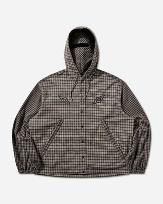 Umbro Double Plaid Overshirt Dark Brown