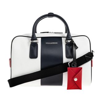Dsquared2 Weekend Bags, male, White, Size: ONE SIZE Holdall Bag