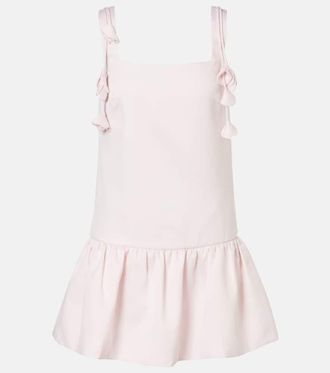 Self Portrait Taffeta minidress