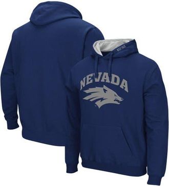 Colosseum Mens Colosseum Navy Nevada Wolf Pack Arch and Logo Pullover Hoodie at Nordstrom, Size Small