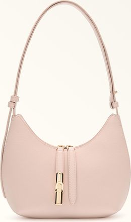Furla Goccia Borsa A Spalla S Dusty Pink Rosa Pelle Di Vitello Notte + Pelle Di Vitello Sidney Donna