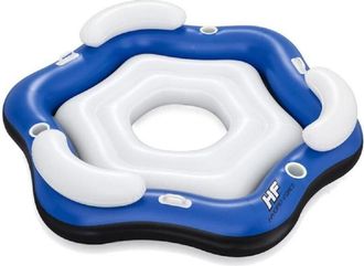 Trade Shop Trade Shop - Isola Galleggiante Per 3 Persone 191x178 Cm Con Portabicchieri E Maniglie 43111