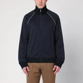 Gucci Navy blue sweatshirt in GG jacquard