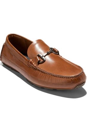 Cole Haan Hutchison Grand Bit Loafers Mens Tan Leather Slip On Hawk2900