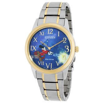 Citizen SorcererS Apprentice Mickey Eco-Drive Blue Dial Watch FE7064-71W