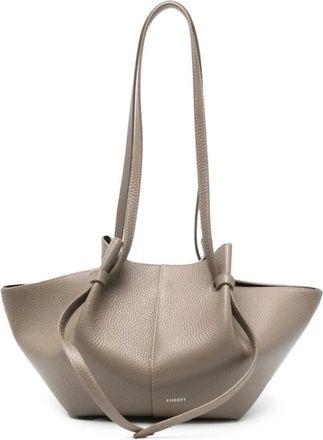 Yuzefi Mochi Tote - Dames - Schoudertassen - Bruin - ONE Size - Leer - Tassen