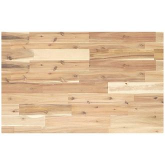 vidaXL Encimera tocador baño madera maciza acacia sin tratar 80x50x4cm vidaXL