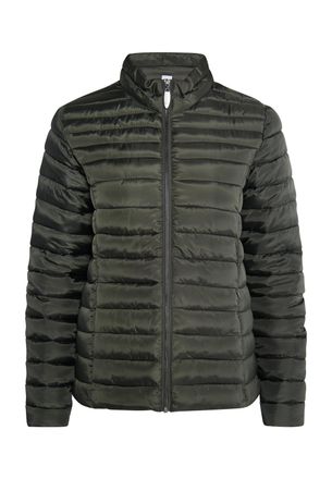 Usha licht gewatteerd jack Dames zwart