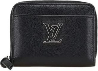 Louis Vuitton Pre-owned leren portemonnee - Dames - Vintage Accessoires - Zwart - ONE Size - Leer - Vintage