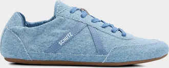 Schutz Eight Denim Low-Top Sneakers