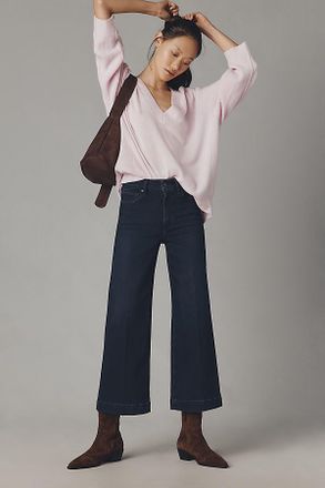 Paige Anessa High-Rise Crop Wide-Leg Jeans
