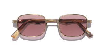 L.G.R Cactus 6817 Mens Sunglasses Gold Size 48