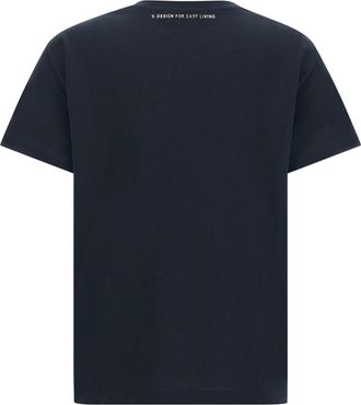 Max Mara Womens Blue Cotton T-Shirt