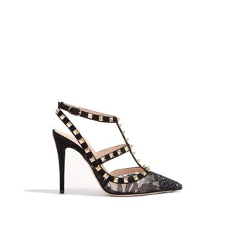 Valentino Garavani Valentino Garavani Rockstud-Pumps aus Wildleder