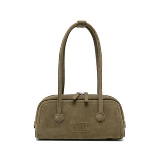 Margesherwood Soft Boston EW Suede Shoulder Bag