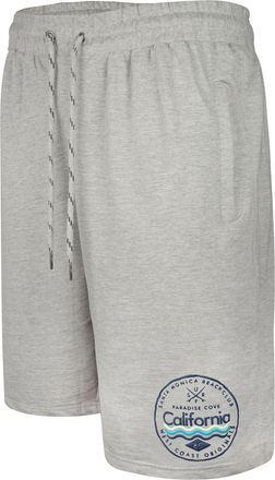 KAM California Jog Jersey Shorts Elasticated Drawstring Waist Mens 2-8XL 3315 (UK, Alpha, 6XL, Regular, Regular, Grey)