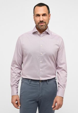 Eterna Langarmhemd ETERNA COMFORT FIT, Herren, Gr. 46, Normalgr&ouml;ssen, orange, Twill, 100% Baumwolle, normal, Manschette, Hemden Langarmhemd, EASY IRON (b&uuml;gel