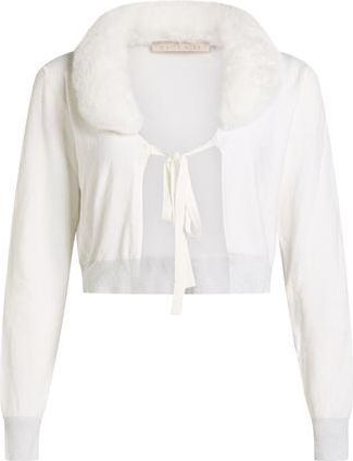 White Wise KNITWEAR - Wrap cardigans on YOOX.COM