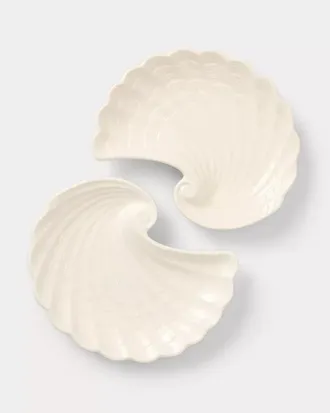 Lilly Pulitzer Ceramic Shell Plate Set