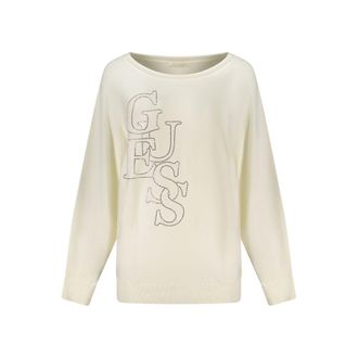 Guess White Viscose Womens Sweatshirt
