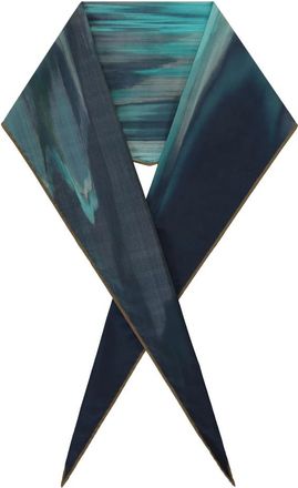 Ermenegildo Zegna Sjaal met puntig profiel - Heren - Sjaals - Veelkleurig - ONE Size - Katoen - Accessoires
