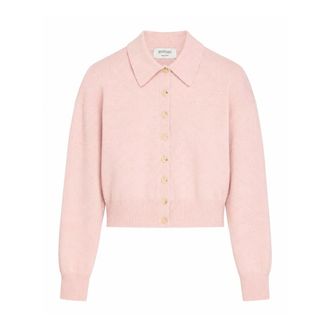 Sportmax Truien & Vesten, Dames, Roze, S, Wol, Lirica Cardigan