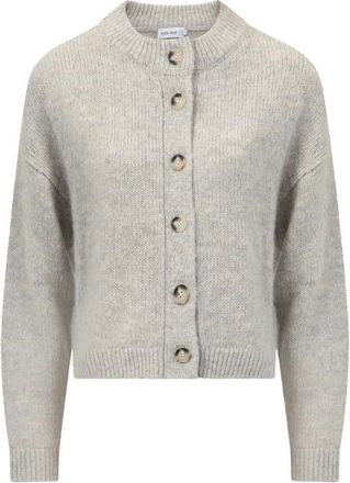 Knit-ted Nano Cardigan - Dames - Truien - Beige - Maat: 2XL