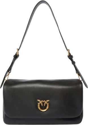 Pinko Love Bag Click Soft - Dames - Schoudertassen - Zwart - ONE Size - Tassen