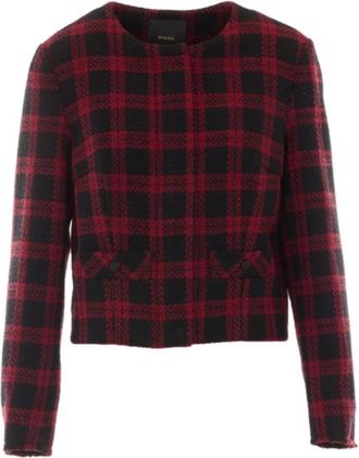 Pinko Finale Tweed Jas - Dames - Blazers - Veelkleurig - L - Tweed - Jassen