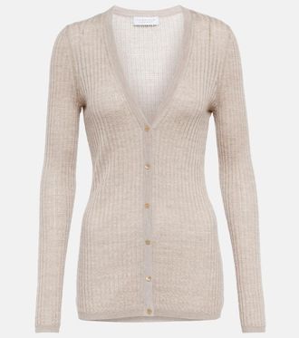 Gabriela Hearst Emma pointelle cashmere and silk cardigan