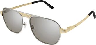 Cartier Sunglasses, unisex, Yellow, Size: 58 MM Ct0532S Sunglasses