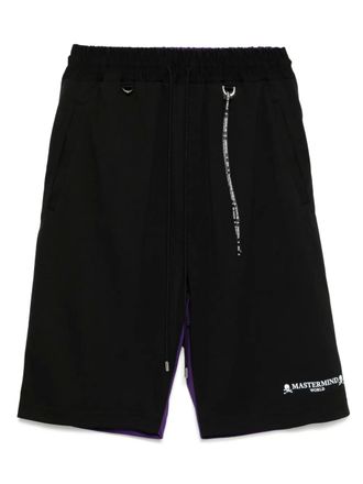 MASTERMIND WORLD colour-block shorts - men - Polyester - S - Black