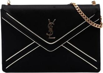 Saint Laurent Pre-owned Gaby Schoudertas - Dames - Vintage Schoudertas - Zwart - ONE Size - Leer - Vintage