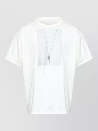 Maison Margiela graphic front print crew neck t shirt