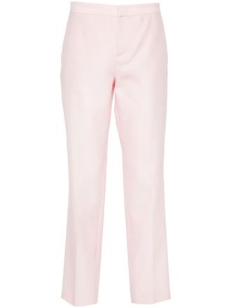 Fabiana Filippi pressed-crease straight-leg trousers - Pink