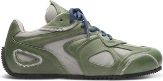Axel Arigato Slow Runner Sneaker - Dames - Sneakers - Groen - 37 EU - Leer - Schoenen