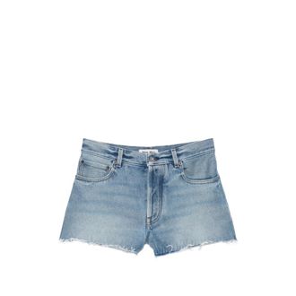 Miu Miu Raw-cut Denim Shorts