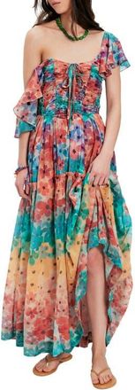 Free People Sunshine Maxi Dress in Soft Tropic Combo at Nordstrom, Size X-Small