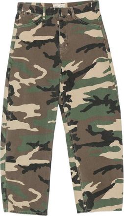 Nili Lotan Camouflage-print Wide-leg Trousers