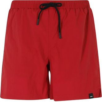 Aspesi Costume Capri - Heren - Strandmode - Rood - M - Polyester - Badmode