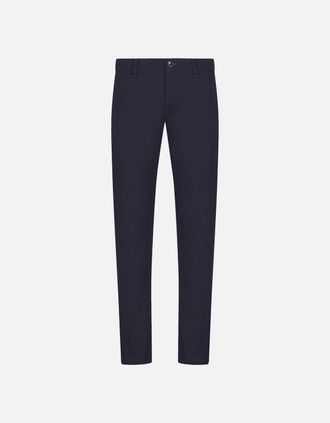 A|X Armani Exchange Mens Slim Fit Navy Chino Trouser
