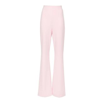 Sportmax Tailored Broeken - Dames - Broeken - Roze - Maat: XL Leer