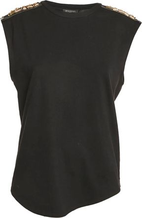 Balmain cotton top - Black